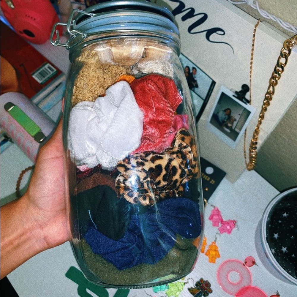 scrunchie jars